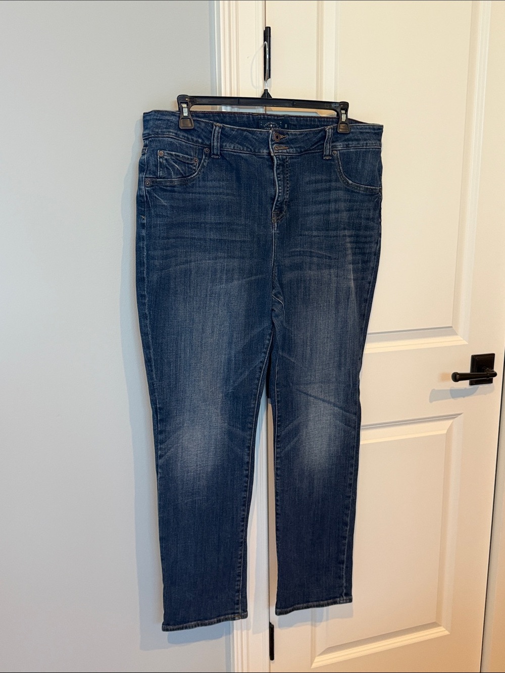 Emma Straight Lucky Brand Dark Blue Women's Stretch Denim Jeans